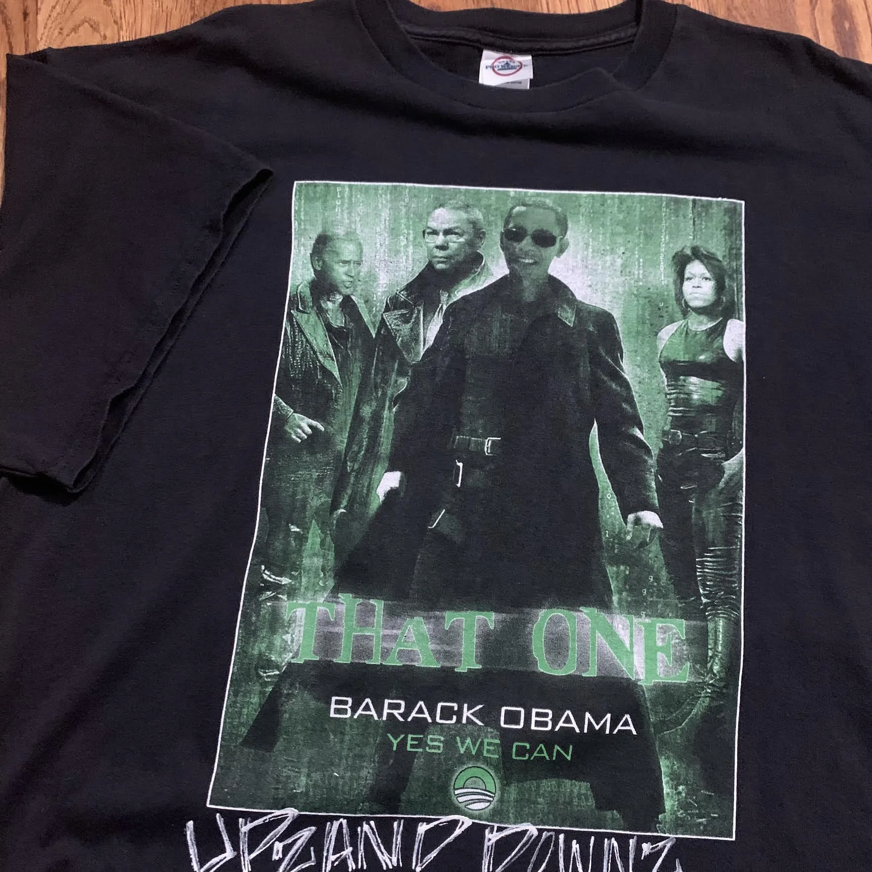 President Obama Matrix Parody T Shirt (Size XXL) — RootsBK